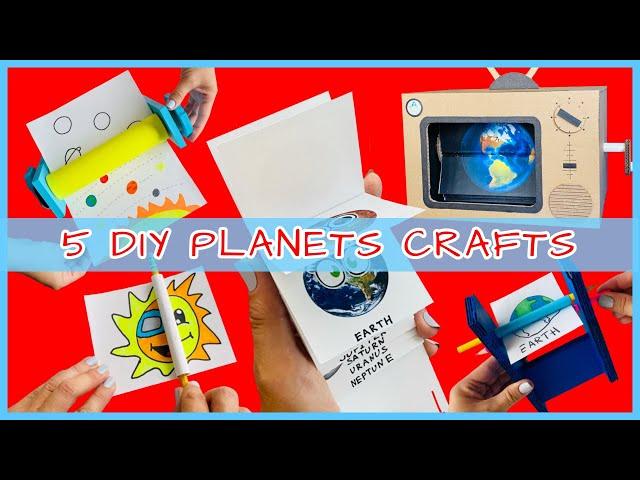 Top 5 DIY Magic Crafts Compilation | 5 BEST Solar System Projects for kids to try at home