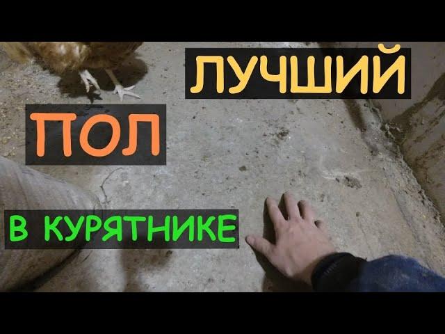 Пол в курятнике. Из чего.Жизнь на даче