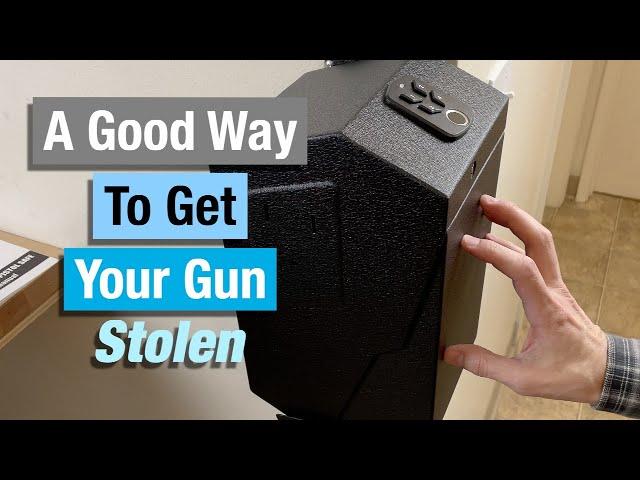 The EVESKY Drop-Down Handgun Safe