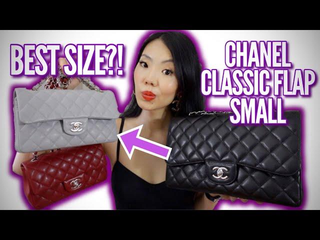 CHANEL SMALL CLASSIC FLAP REVIEW & COMPARISON *Why I Love the Small, Mod Shots, WIMB* FashionablyAMY