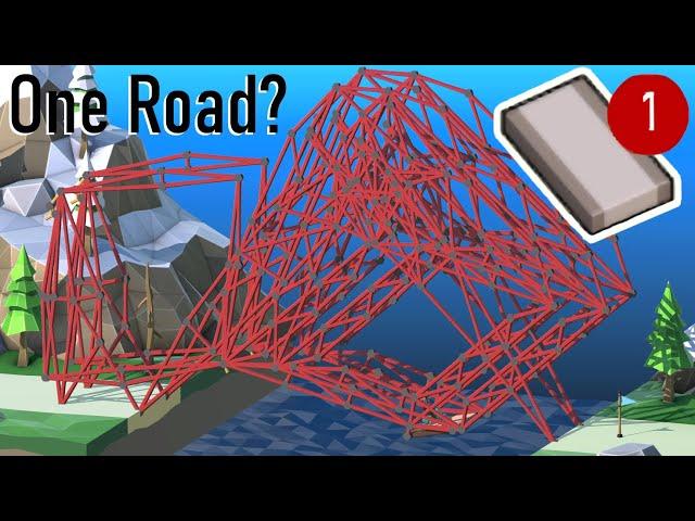 Can You Beat Poly Bridge 2 Using One Road?