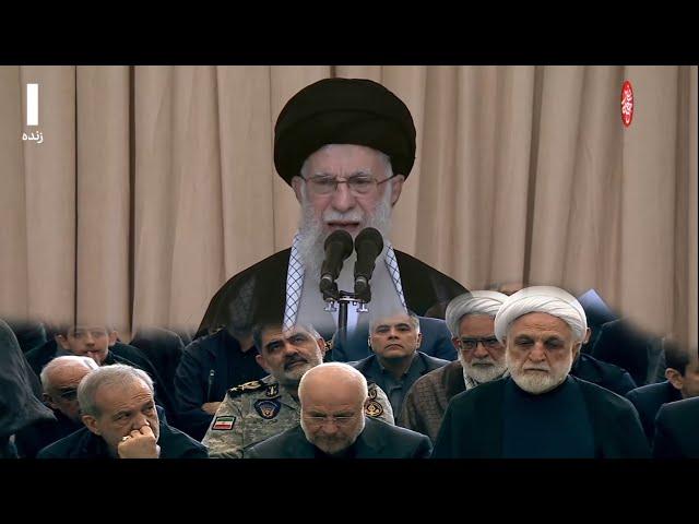 سخنرانی مهم خامنه ای رهبر ایران در نماز جمعه تهران