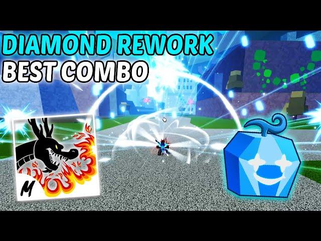 Diamond Fruit Rework Best Combo In Blox Fruits Update 24