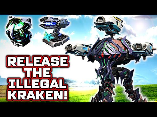 OMG! MONSTER KRAKEN INDRA w/ New Titan Repair Amplifier & Lifesaver Turret | War Robots WR