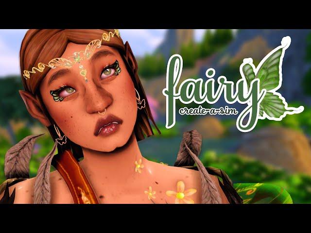 mariposa lily  the fairy + cc links | sims 4: create a sim