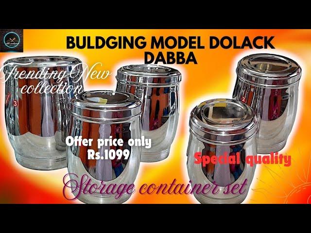 #Buldging Model storage dabba#New Trending collection#specialquality#kitchen#multi#order 9659119045