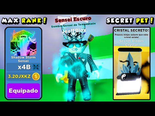 INACREDITÁVEL!! O NINJA LEGENDS ATUALIZOU - CRYSTAL DE PET SECRETO E COMPREI O NOVO PACK SHADOWSTORM