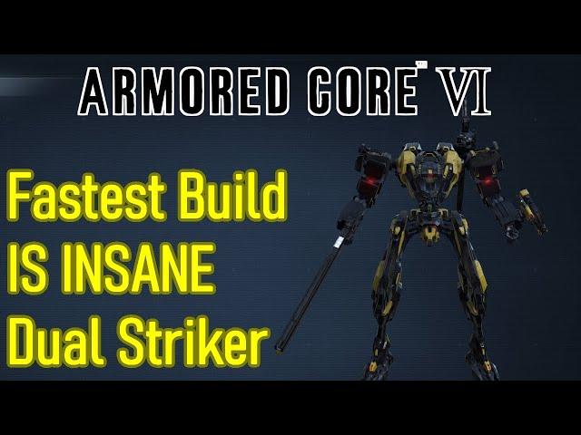 Armored Core 6 fast build is BROKEN OP, Dual Striker lightweight build with insane damage