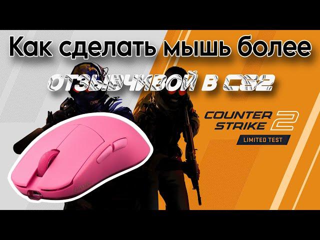 Как сделать мышь более точной в CS2