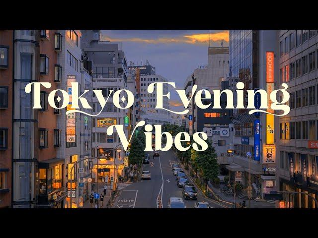 Tokyo Evening Vibes  Japanese Lofi Mix for Relaxation and Focus