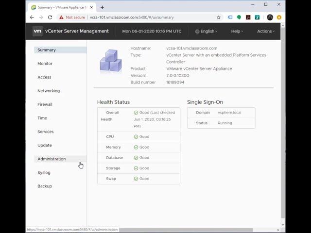 Installing and Configuring the VMware vCenter Server Appliance 7 (VCSA 7)