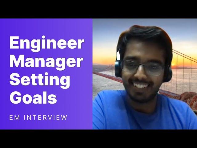 Engineering Manager Mock Interview ft. Robinhood EM