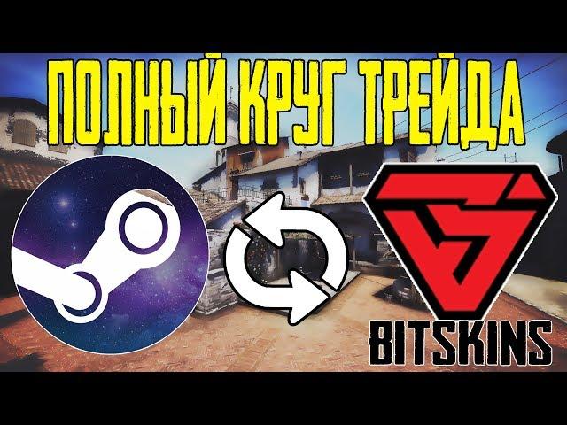 ПОЛНЫЙ КРУГ ТРЕЙДА STEAM - BITSKINS. СХЕМА ЗАРАБОТКА CS:GO