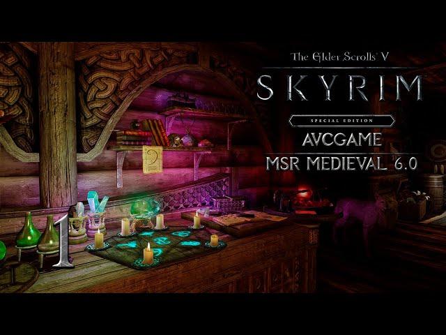 Прохождение TES V: Skyrim SE (MSR Medieval 6.0) #1 - Изучаем сборку