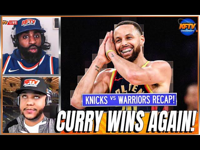 Knicks vs Warriors Postgame: Curry Cooks The Knicks At The Garden Again