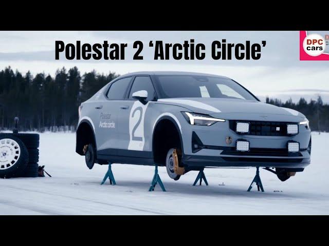 Polestar 2 EV Modified For Arctic Circle Snow Driving
