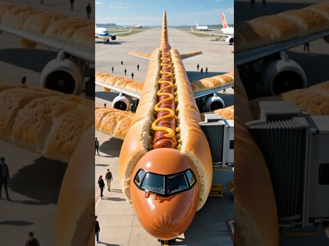 Unique Airplane, Hot Dog Airplane #aeroplane #airplane #plane #uniqueairplane #aviation #travel