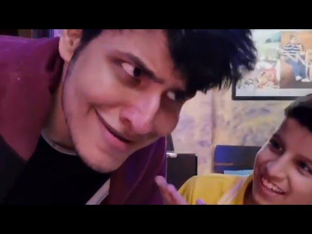 Piyush making joker face with Triggered insaan