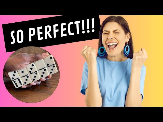 Domino Game Strategy - The PERFECT Hand & How to Play it!  - Domino Strategy Fives, Tricks & Tips