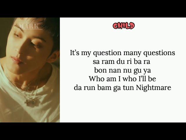 NCTLAB Mark - Child (Easy Lyrics)