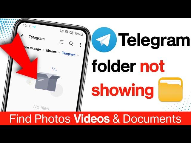 Telegram Folder & files Not Showing in File Manager | how to find telegram files in android 11 & 12