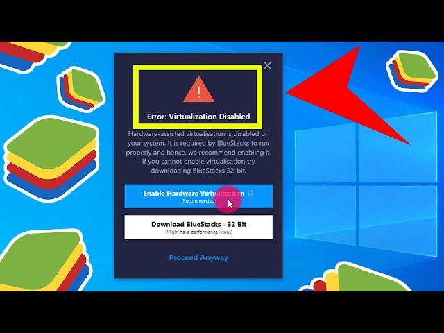 Bluestacks Error: Virtualization Disabled  Problem Solved (Step by Step)