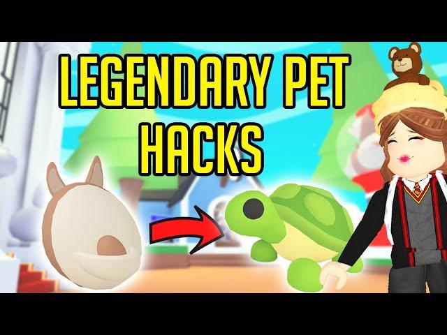 Pet hacks that gives you a *LEGENDARY* pet! Adopt Me Legendary Pet Hacks