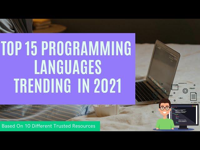 Top 15 Programming Languages  in 2021 in 1 min