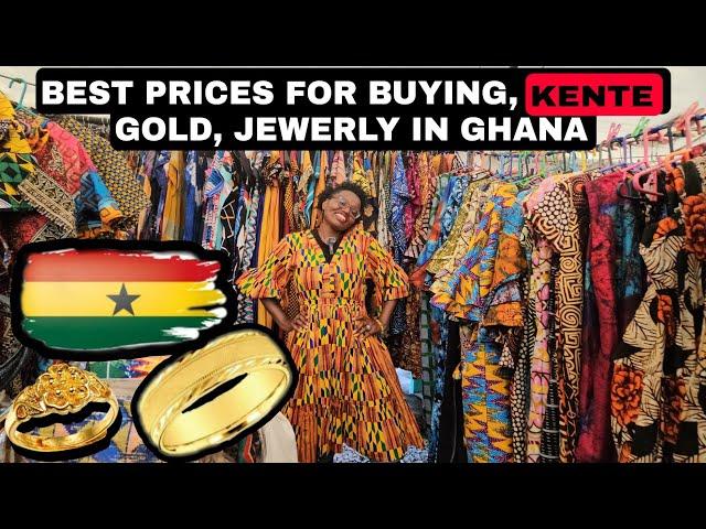 Buying GOLD in A Ghana City Market Near Accra Mall!? How Much Is Gold in Ghana