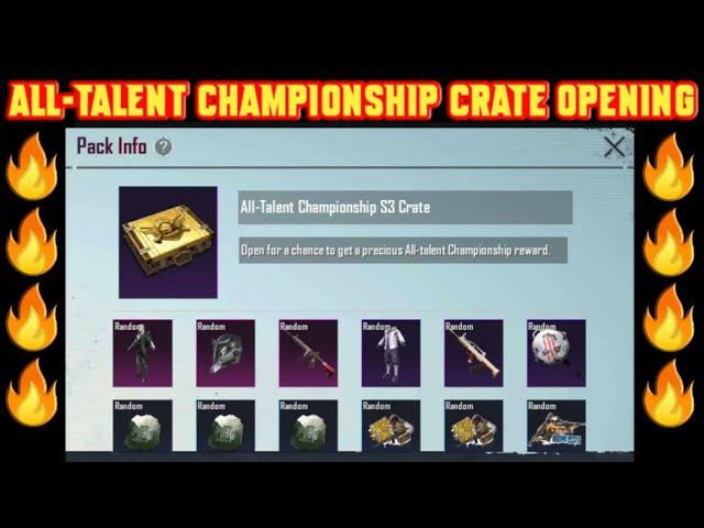 All-Talent Championship Crate Opening | LUCKY REXBOOZ