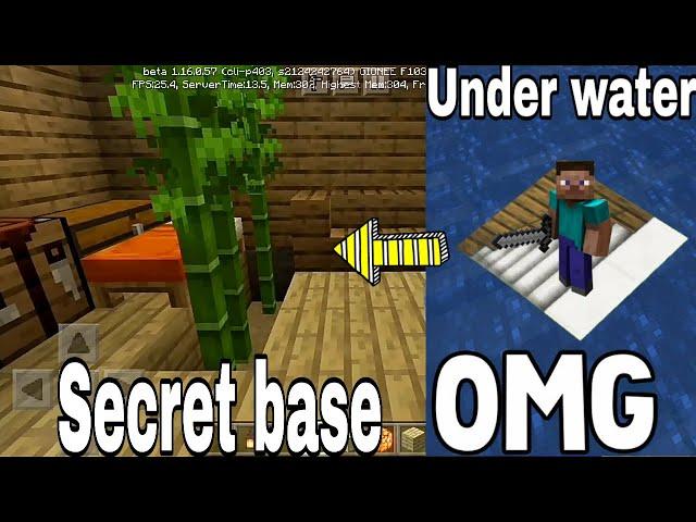 Under water secret base | Minecraft | Game XteR