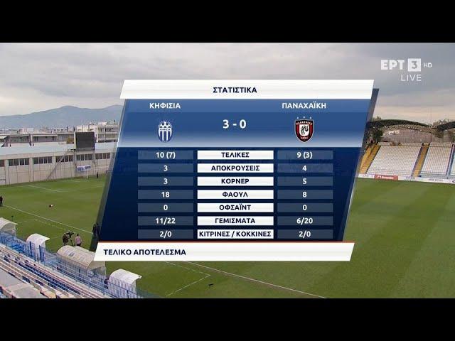 Κηφισιά - Παναχαϊκή 3-0 | HIGHLIGHTS | 14/01/2023 | ΕΡΤ