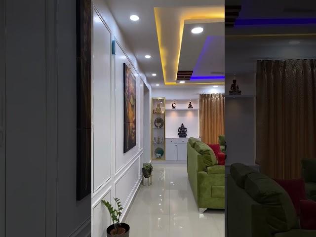 false ceiling design, beautiful interior home decor #shorts #trending #youtubeshorts