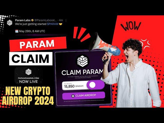 Param Airdrop Claim  Param Airdrop Update | New Crypto Airdrop Today | Param Gaming Airdrop 