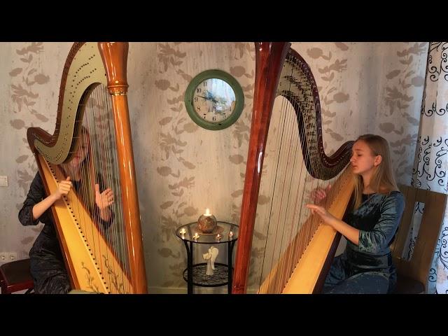 Міжнародний онлайнфестиваль ALPIN TRIGLAV 2021 Harp Duo Shekera&Voronova Divertimento by Weippert