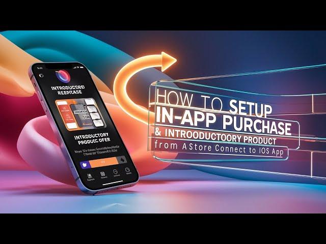 How to setup In App Purchase & introductory product from App Store Connect to iOS App