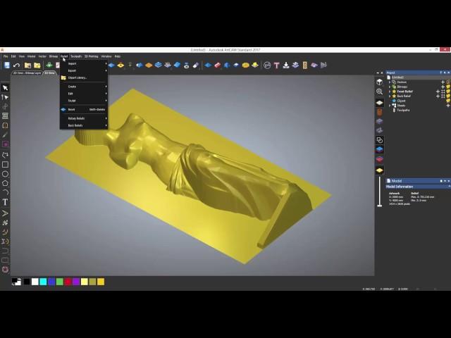 ArtCAM Standard Tutorials - 4.7 Slice Relief