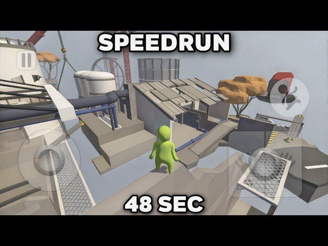 Human: Fall Flat Steam Speedrun in Mobile - ANY% 48 Sec