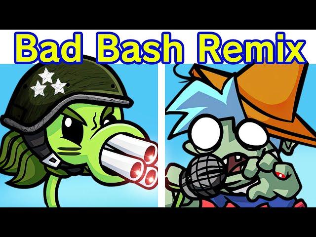 Friday Night Funkin' VS Plants vs. Rappers Bad Bash Remix (FNF Mod) (Plants Vs Zombies/ PVZ)