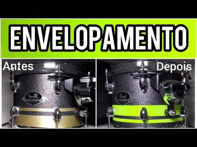 BATERIA PEARL | ENVELOPAMENTO NEON