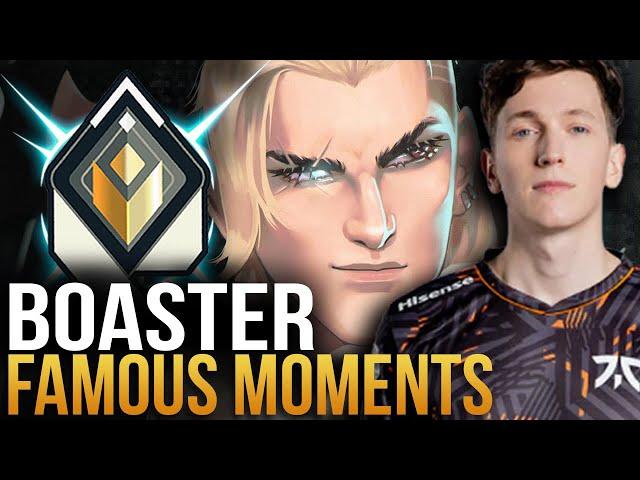 BOASTER'S MOST FAMOUS MOMENTS - Valorant Montage