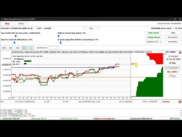 Moon Bot - Бот-терминал для торговли на Битрексе и Бинансе