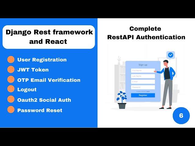 Complete Django Rest Framework JWT Authentication System . part 6.