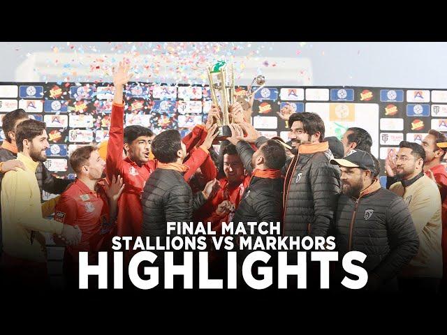 Full Highlights | ABL Stallions vs UMT Markhors | Match 22 | THE FINAL | Champions Cup 2024