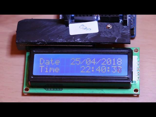 Tutorial on arduino and DS1307 based  Real Time Clock