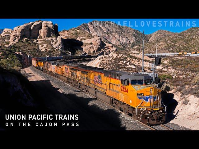 Extreme Union Pacific Trains on the Cajon Pass