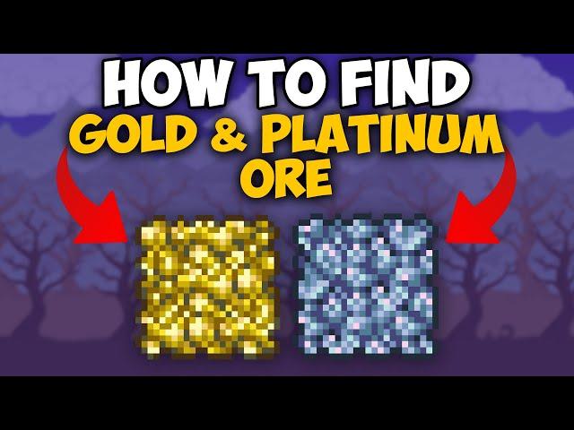 Terraria How To Get Platinum and Gold ore | Platinum and Gold ore Terraria 1.4.4.9