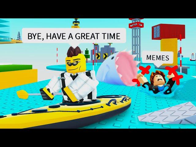 ROBLOX Boat Ride Into A Better Life Funny Moments (MEMES) 