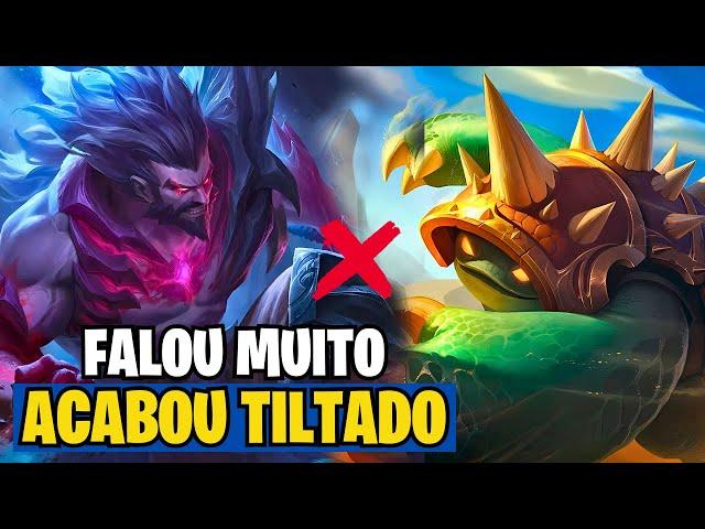 CANTOU VITÓRIA ANTES da HORA e TERMINOU QUIETINHO  | TRYNDAMERE vs RAMMUS