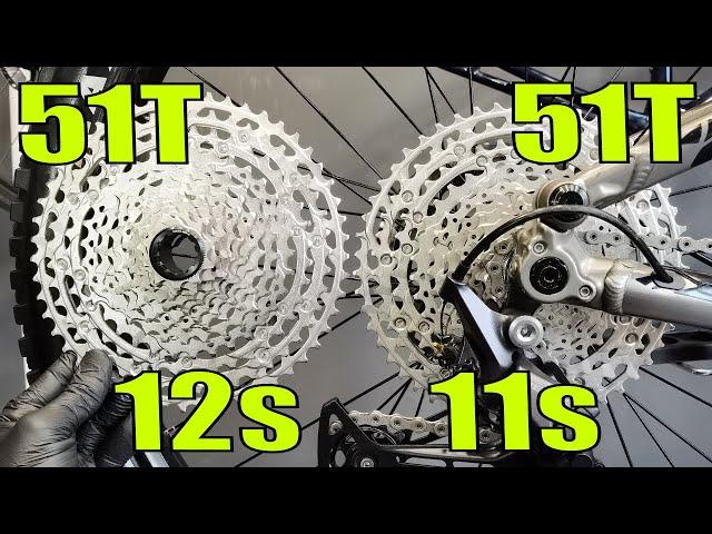 1x12 systems killer! Deore 1x11 drivetrain with 11-51T cassette. Cheap, compatible, great shifting!